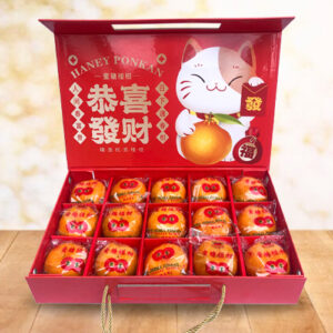 Blossom Fortune Mandarin Orange Briefcase Gift Box 恭喜發財 特大礼盒(15 pcs XXL)