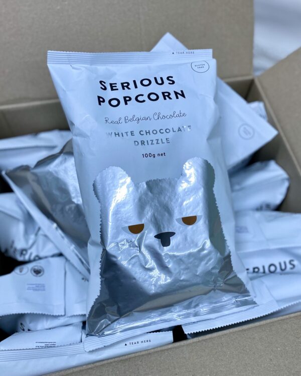 Serious Popcorn - White Chocolate Drizzle (100g)